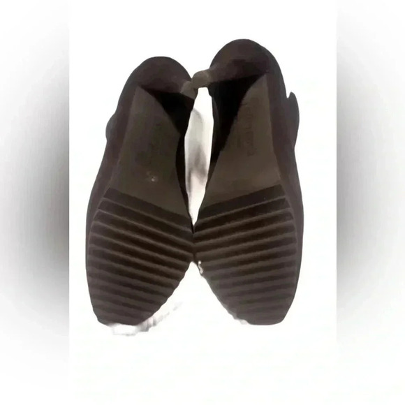 Pedro Garcia Black suede stylish day 2 nite platform Maryjane Velcro heel pump 8 - Picture 6 of 6